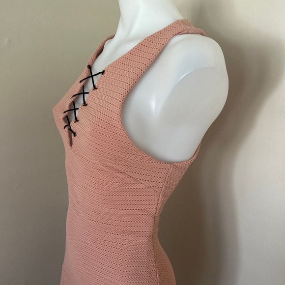 ASTR the Label Blush Dusty Pink Sleeveless Bodycon Dress, Small - Picture 7 of 11
